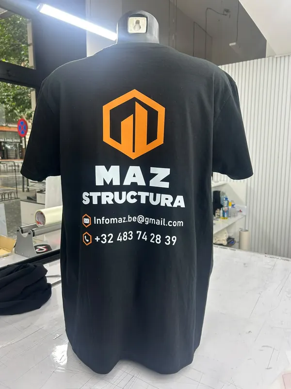 T-shirt floqué Maz Structura